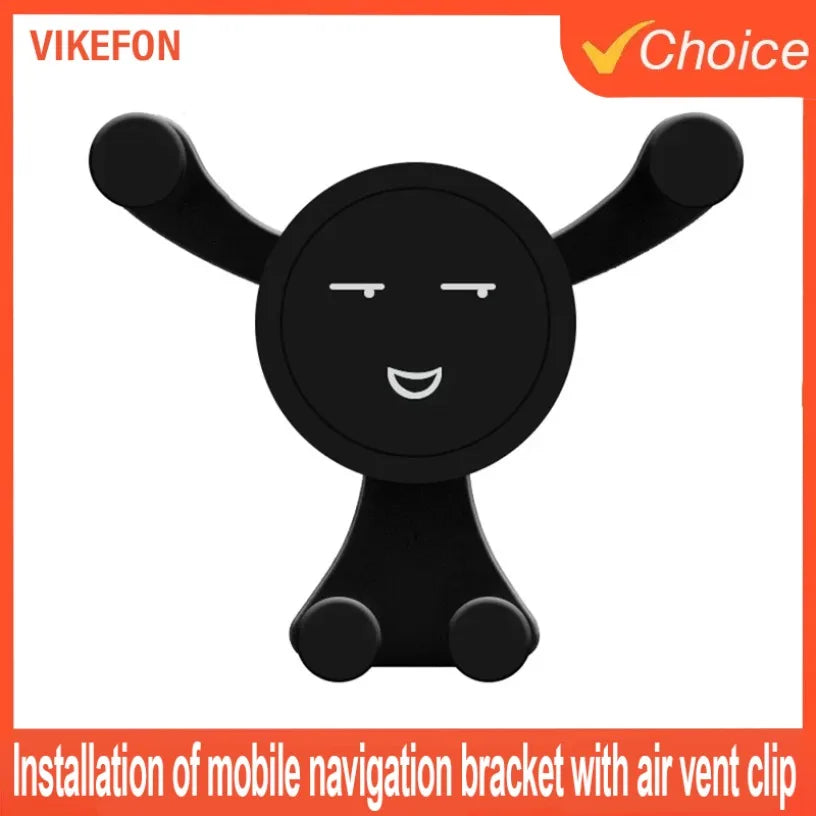 Air Vent Phone Holder Gravity Phone Mount Smartphone GPS Support Universal Auto Phone Stand for 4-6 Inches For Iphone Samsung Oasis Select