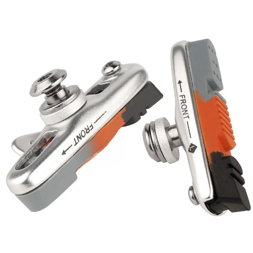 Brake Pads for Road and Folding Bicycles with C Type Caliper Compatibility Aluminum Backplate for Strength Reduced Weight 2 Oasis Select