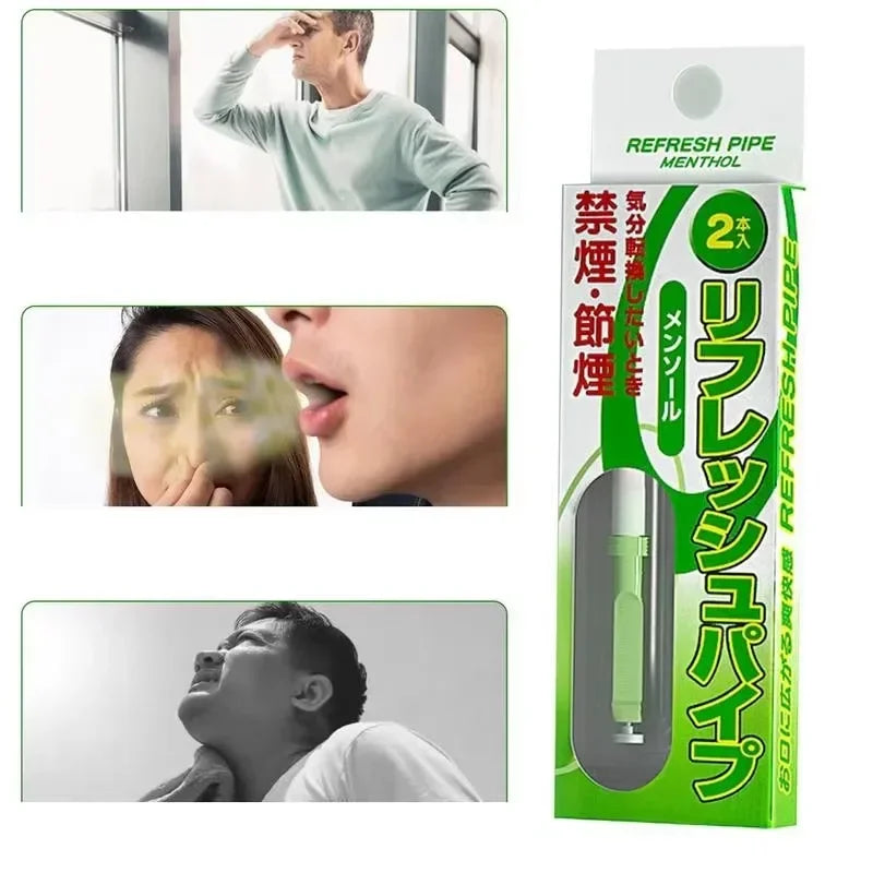 Smokeless Air Inhaler Stop Vaping Aid Non-Electric Inhaler Safe and Healthy Vaping Cessation Aid for Men Cars Trains Travel Oasis Select