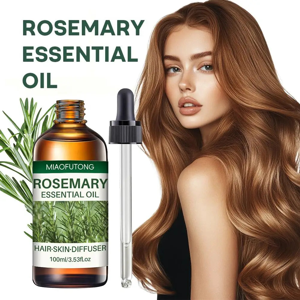 Rosemary Oil for Hair Growth,Rosemary Hair Growth Oil,Hair Strengthening Serum for Dry Damaged Hair Loss Treatment & Scalp Care Oasis Select 100ml
