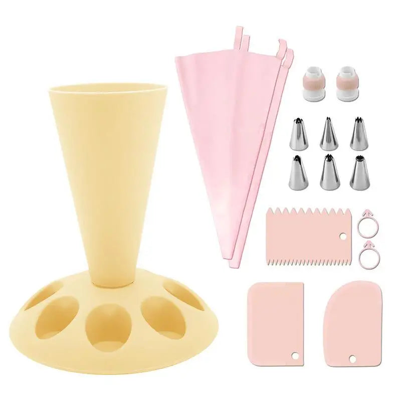 Kitchen Storage Rack for Piping Bags And Nozzles Cake Decorating Tool Pastry Baking Accessories Nozzles Placement Holder Oasis Select A5