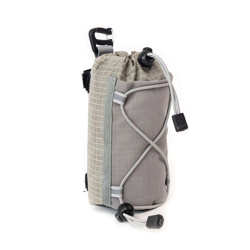 Outdoor Nylon Water Bottle & Phone Pouch | Hiking Storage Bag Outdoor Storage Pouch Oasis Select Gray