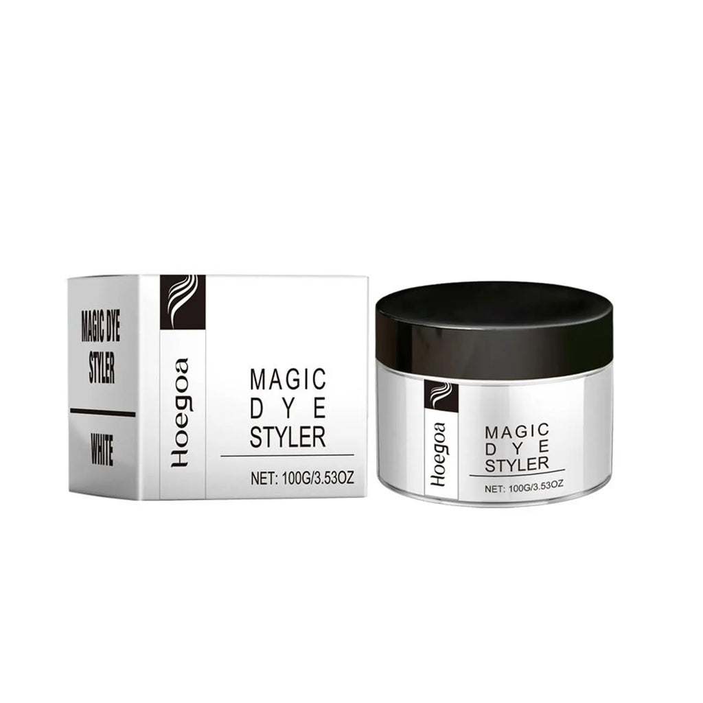 Hair Dye Wax Easy Rinse Disposable Pomade Improving Straighten Permanent Styling Grey Modeling Professional Hair Coloring Cream Oasis Select 100g Boxed 2