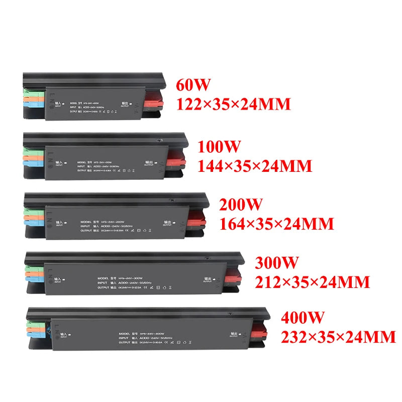 12V 24V Power Supply AC 220V TO DC 12V 24V Power Supply 60W 100W 200W 300W 400W Transformer 220V TO 12V 24V For LED Strip Lights Oasis Select
