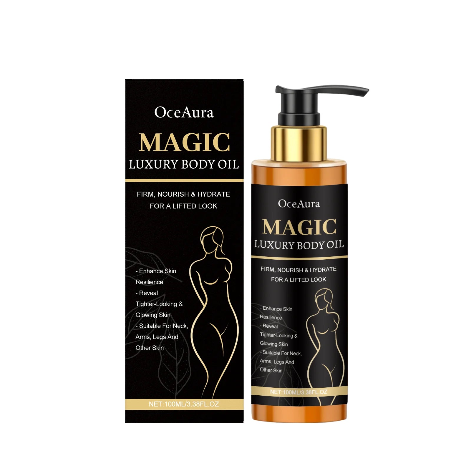 Skin Firming Oil Firming Lift Skin Remove Fine Lines Anti Dryness Improve Sagging Smooth Moisturizing Massage Essential Oil Oasis Select 100ML Boxed