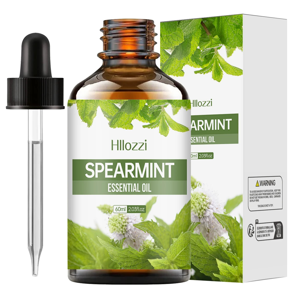 Hllozzi Spearmint Pure Essential Oil | Aromatherapy & DIY