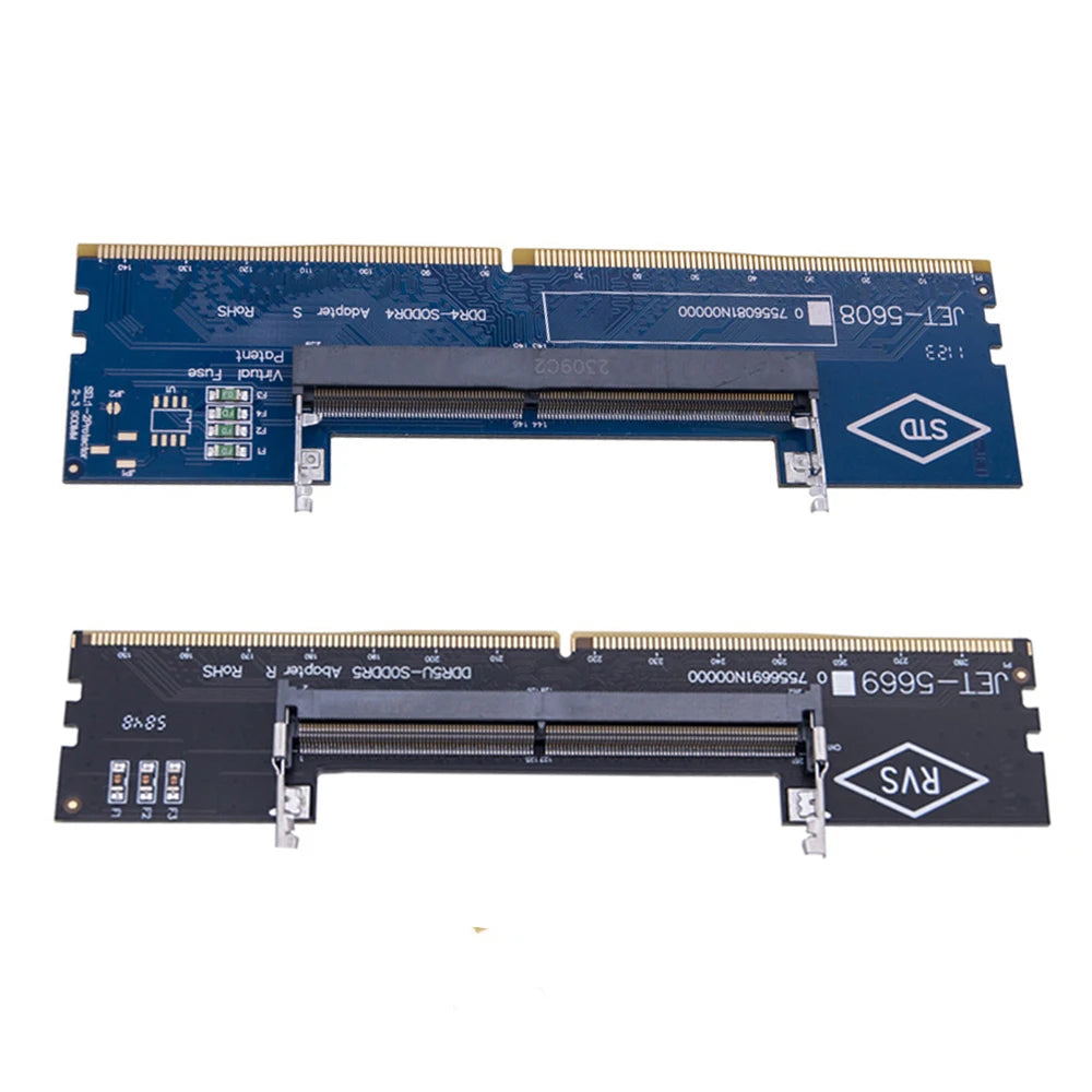 DDR3 DDR4 DDR5 Laptop to Desktop Memory Adapter Card SO-DIMM To PC DIMM Card DDR3 DDR4 DDR5 Memory RAM Connector Adapter Oasis Select
