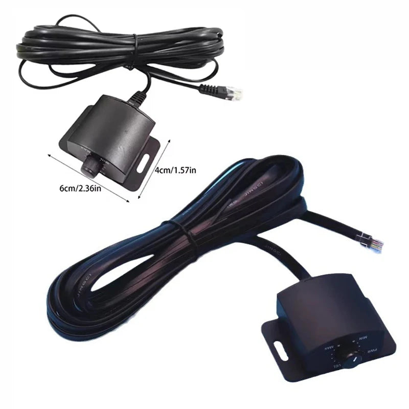 Hot Sale 1Pcs Car Sound Simple Connection Amplifier Volumes Adjust Knob Set With Long Cable General Remote Bass Controller Oasis Select