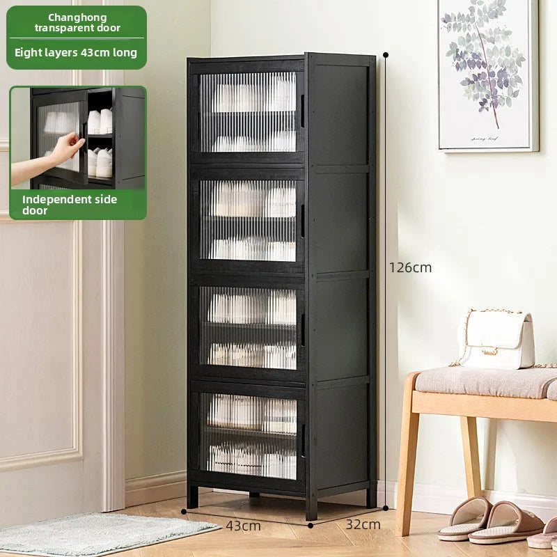 Shoe cabinet entrance household shoe rack simple storage artifact space saving multi-storey dormitory Oasis Select Eighth floor 40