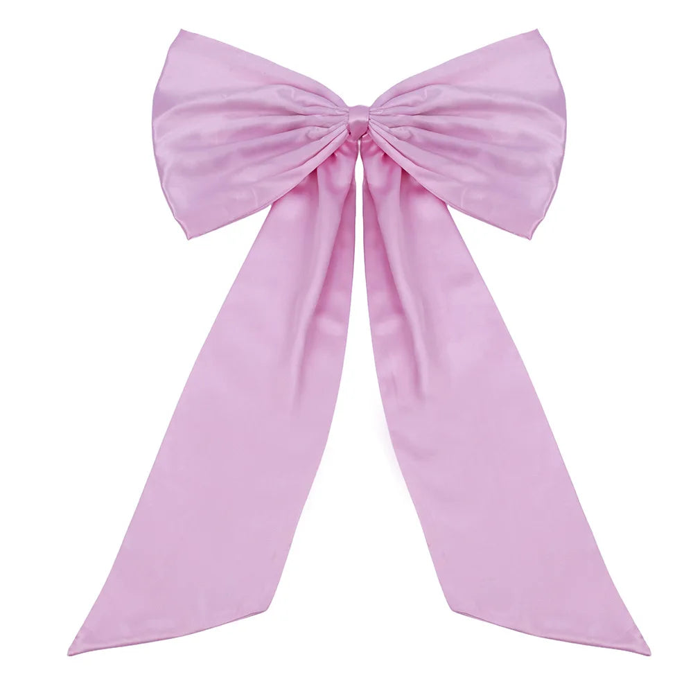 43 x 24 Inches Large Bow Themed Party Decorations Giant Pink Bow Decor Satin Ribbon, Contains Felt Big Pink Bow Wall Decor Oasis Select Purple