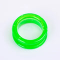 10/5PCS Silicone Finger Rings for Cat Dog Hair Scissors Professional Pet Grooming Scissors Protector Cutting Curved Shears Oasis Select Green 10pcs
