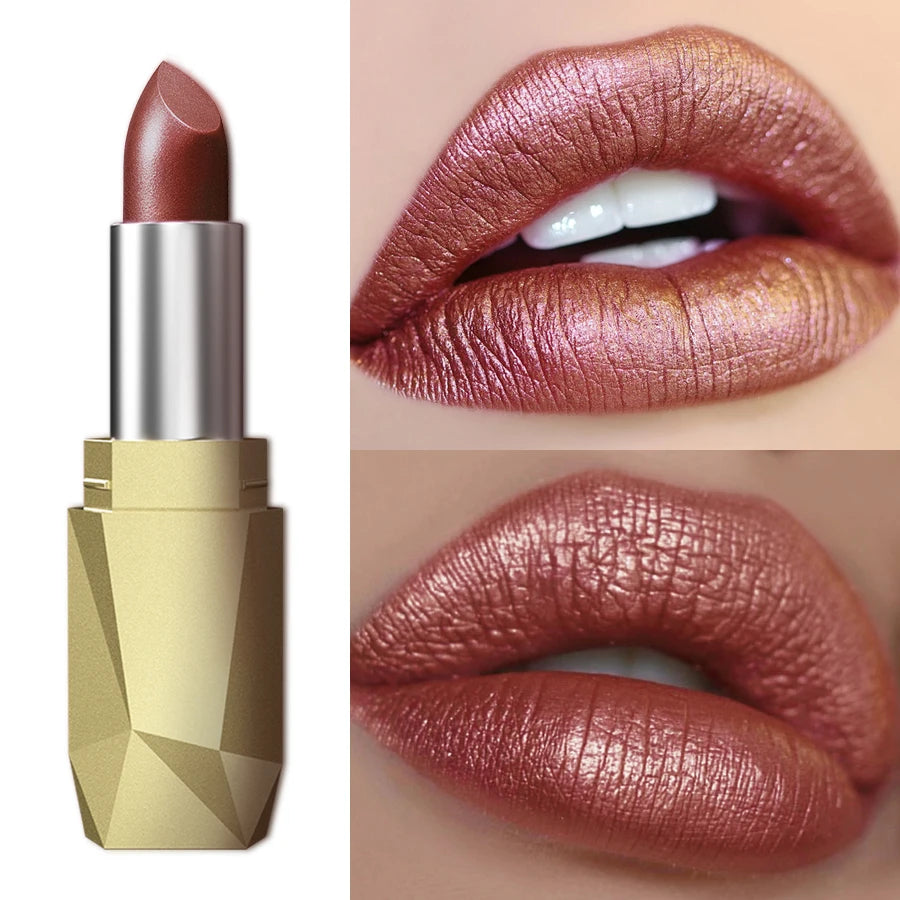 KAFURUX Glitter Plumping Lip Oil Tint – Metallic Moisturizing Lipstick