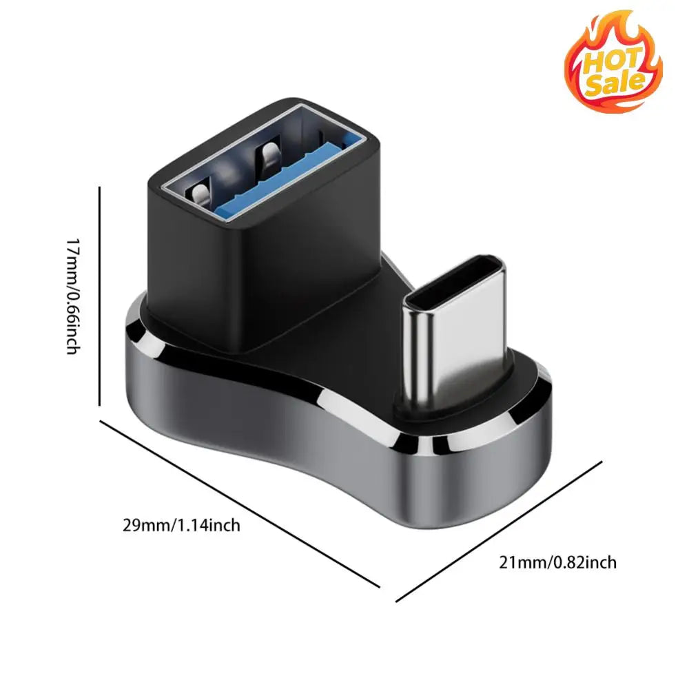 Type C/USB Female To Type C Male Adapter 140W 20Gbps Portable Convertor USB3.1 10Gbps 4K 60Hz for Mobile Phone Keyboard Mouse Oasis Select