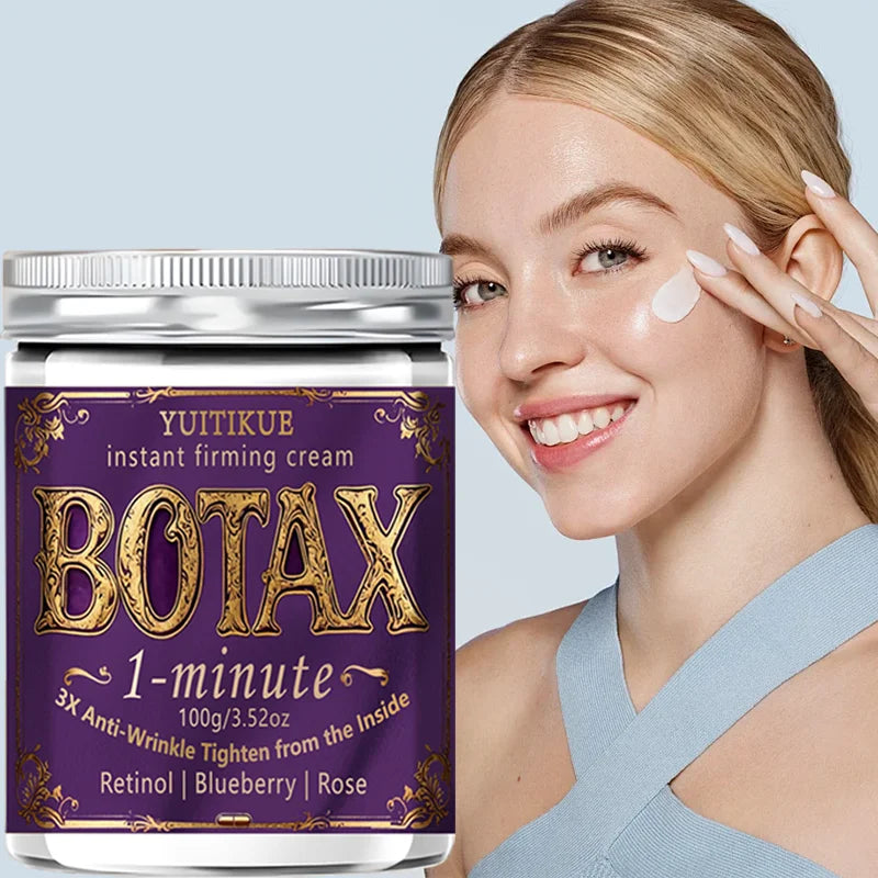 1-Minute Instant Firming Face Cream with Retinol, Blueberry & Rose | BOTAX Effect for Lifting & Smoothing, 100g Oasis Select Default Title