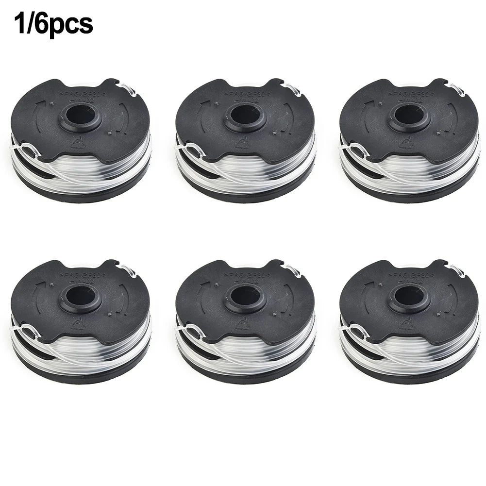 1/6PCS Thread Spools For Parkside Cordless Grass Trimmer For PRTA 20-Li A1 B2 C3 PRT 300 A1 String Trimmers Oasis Select
