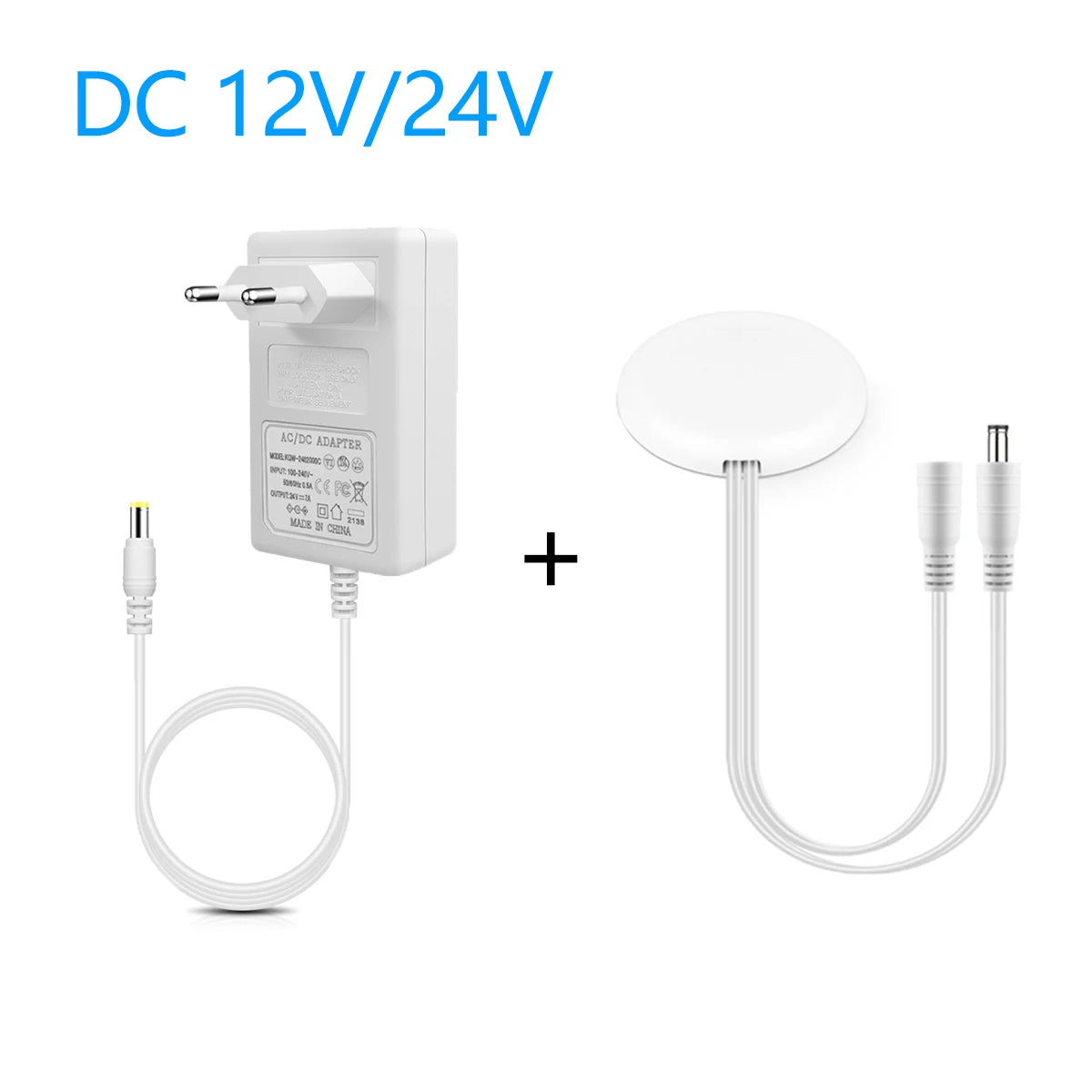 AC100V-240V TO DC12V/24V Conversion Power Adapter Charger Penetrable 20mm Wood Glass Touch&Hand Scan Sensor Dimmer for LED Light Oasis Select