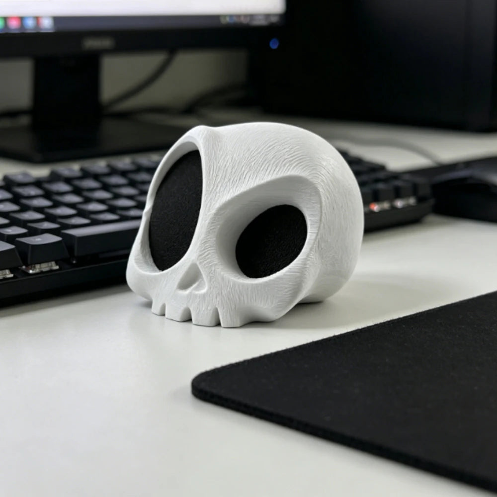 Gothic Style Mini Skull Figurines Fish Tank Landscaping Accessories Skull Flower Pot Landscaping Decor Minimalist Home Ornaments Oasis Select skull S 5.9x6.4x4.8cm