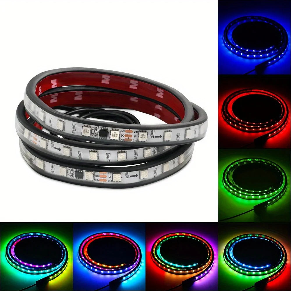 24V RGB LED Strip Lights for Trucks – Ambient Lighting Kit