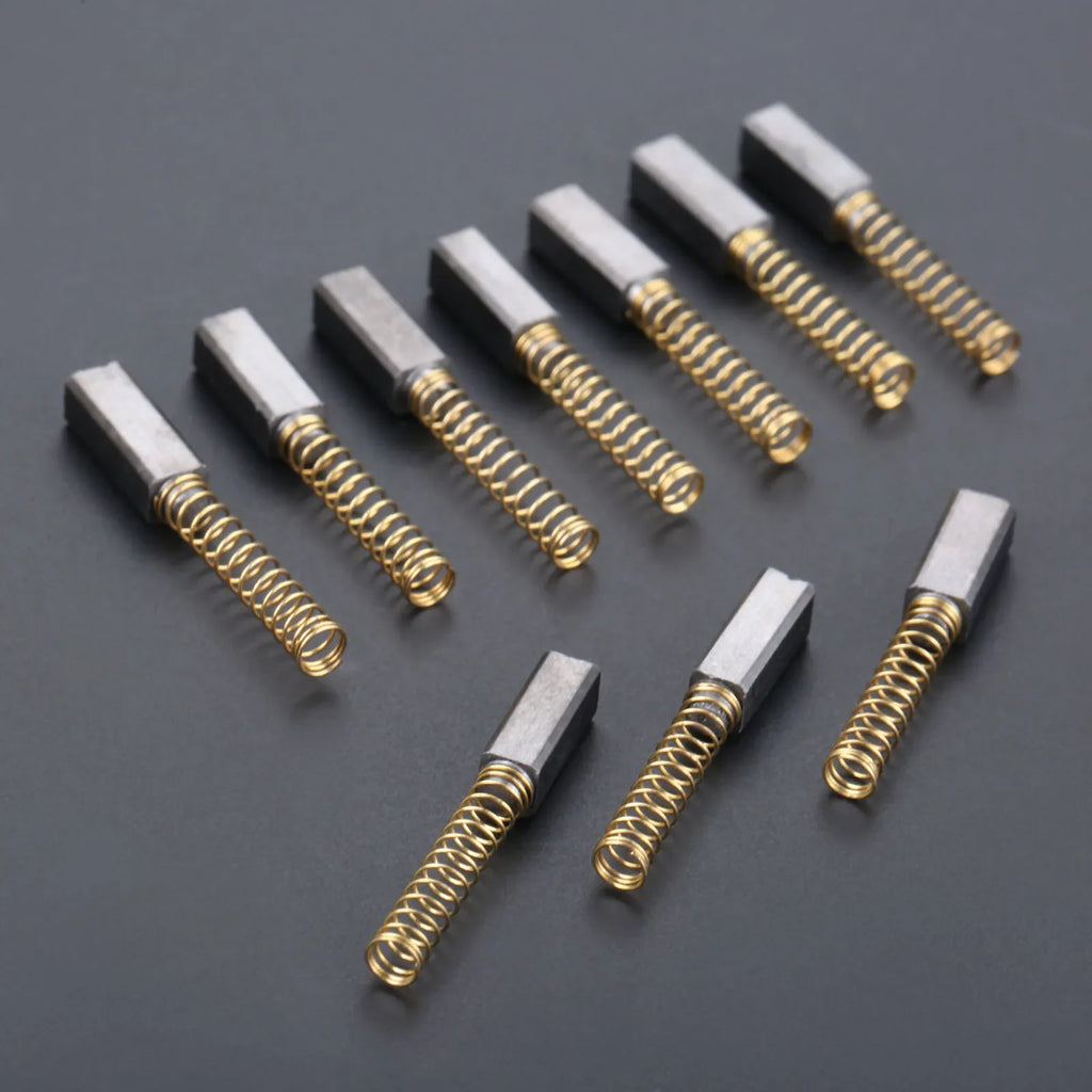 10Pcs 4.5mm*4mm*11mm Wire Sewing Machine Carbon Motor Brushes Fits Home Sewing Machines Sewing Accessories Graphite + Copper Oasis Select