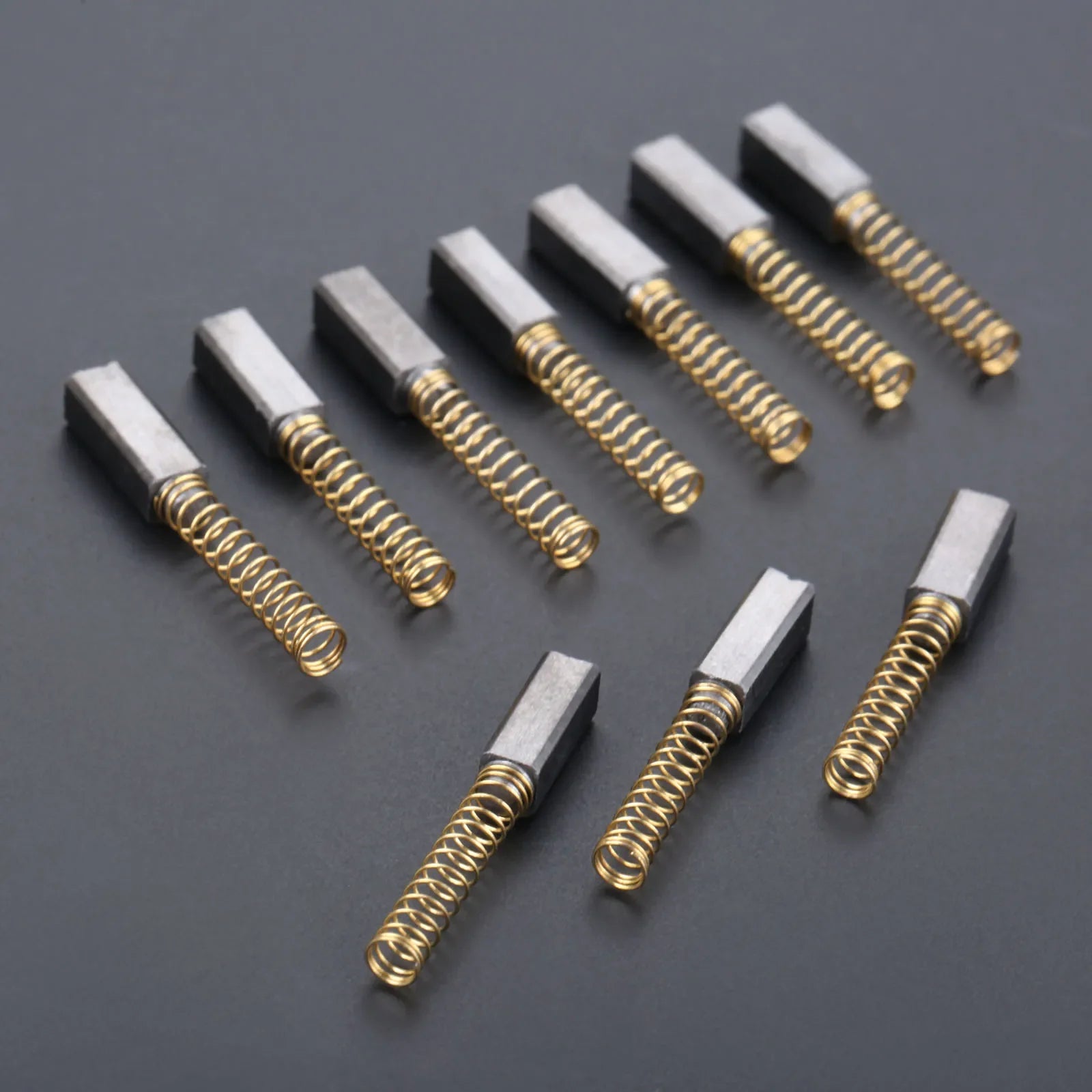 10Pcs 4.5mm*4mm*11mm Wire Sewing Machine Carbon Motor Brushes Fits Home Sewing Machines Sewing Accessories Graphite + Copper Oasis Select