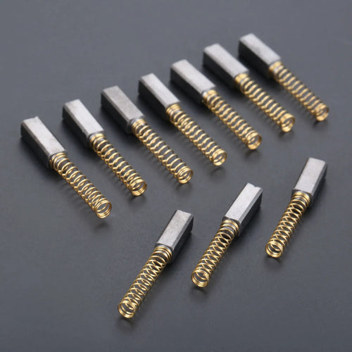 10Pcs 4.5mm*4mm*11mm Wire Sewing Machine Carbon Motor Brushes Fits Home Sewing Machines Sewing Accessories Graphite + Copper Oasis Select