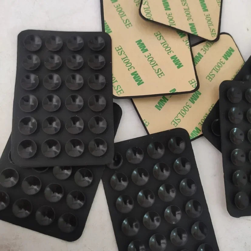 Silicone Suction Cup Phone Holder Mat | Anti-Slip Wall Mount