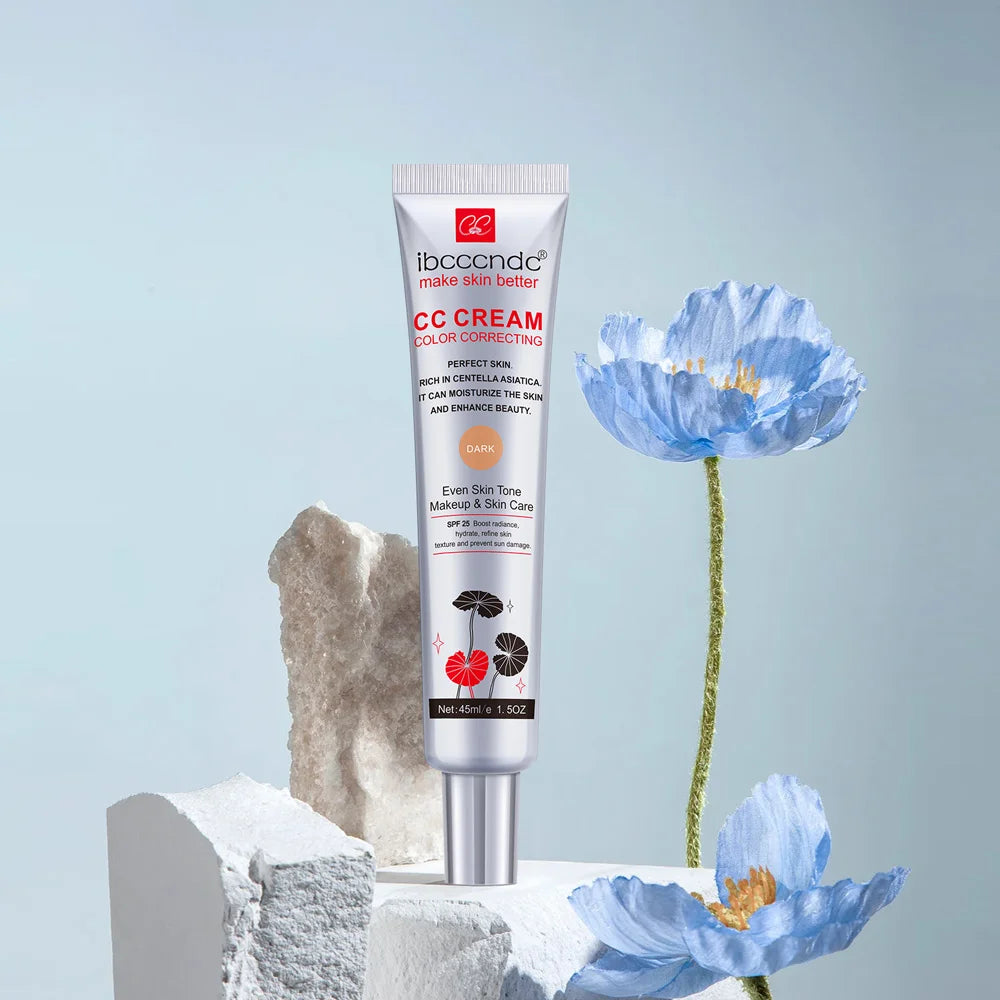 Correcting CC Cream Moisturizing Waterproof Anti-sweat Makeup Before Concealer Lasting Women Makeup Protect Skin Make Oasis Select