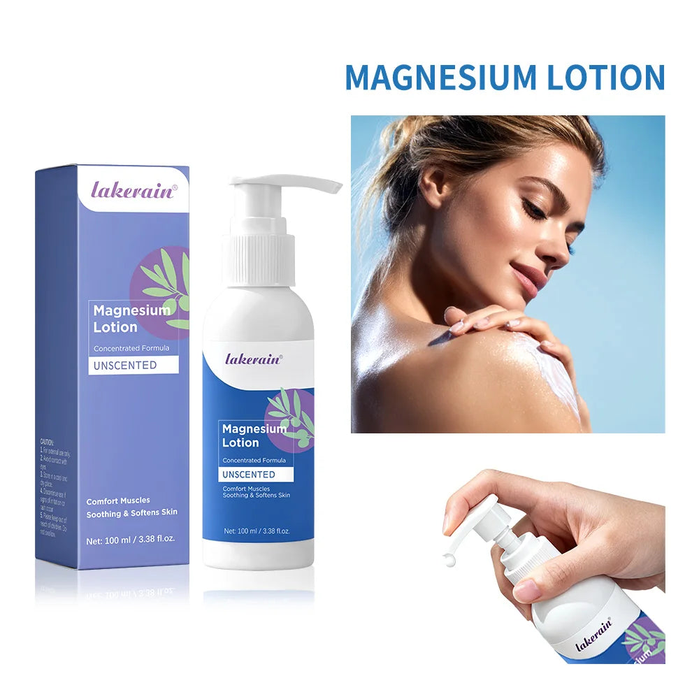 Magnesium Body Lotion – Unscented Moisturizing Skin Cream