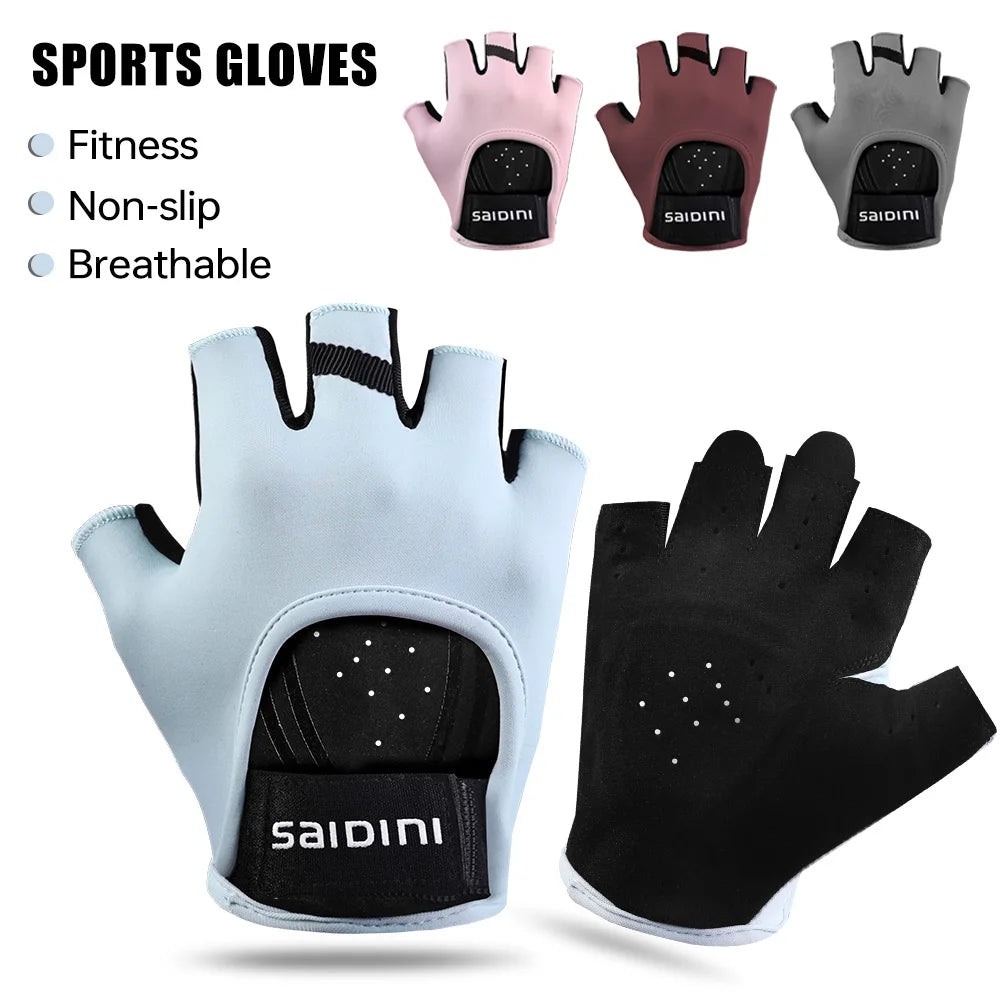Sports Cycling Gloves Men Women Half Finger Running Fitness Gym Gloves Summer Breathable Motorcycle Bicycle Gloves Oasis Select