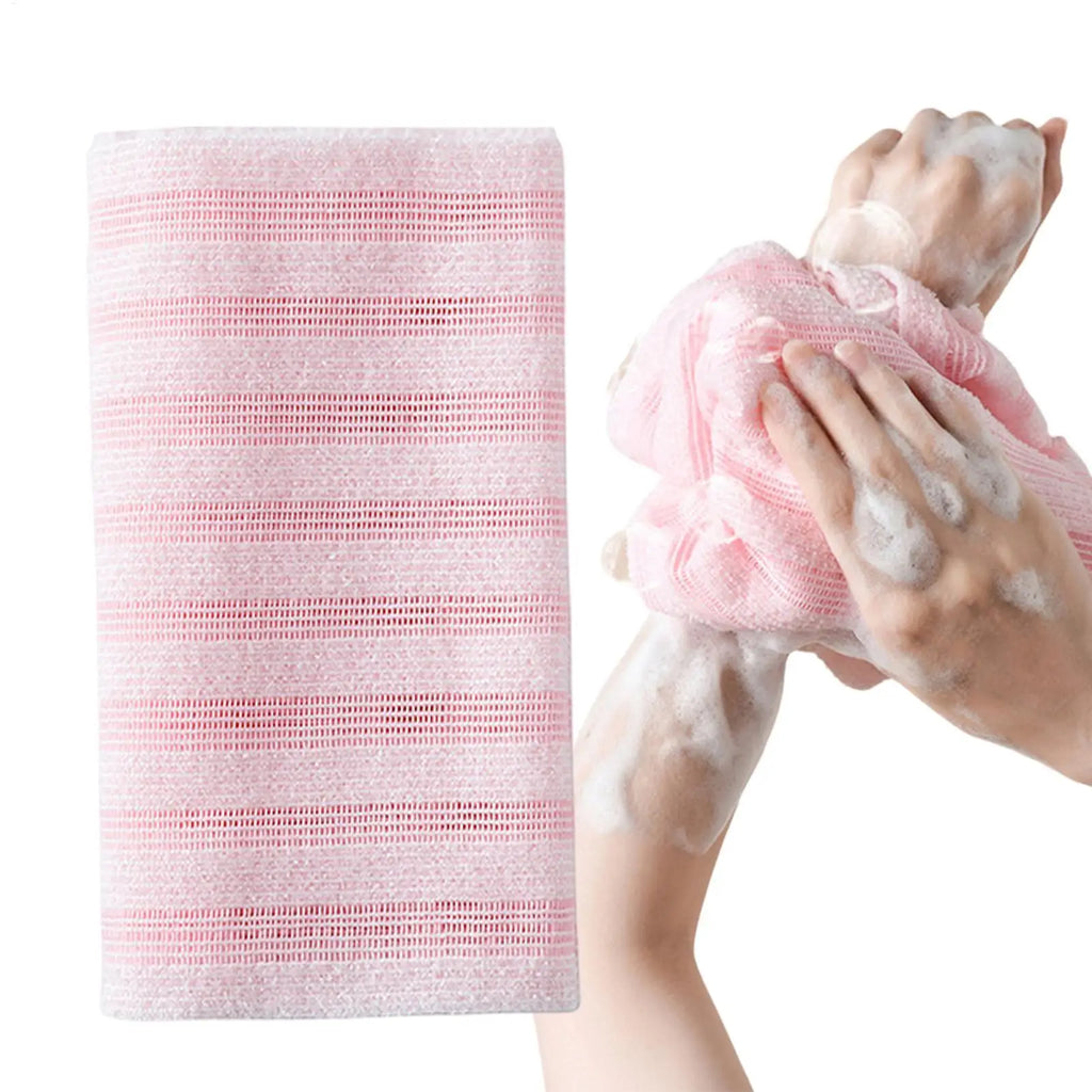 Exfoliating Body Scrubber Back Scrubber for Shower Bath body Scrub Wash Cloth Exfoliating Washcloth Towel Body Cleaning Tool Oasis Select