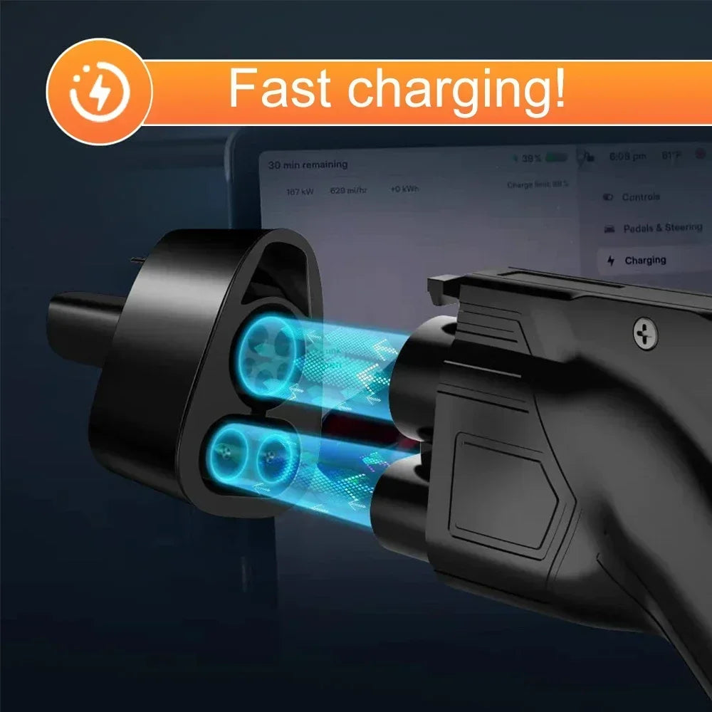 For Tesla Model 3/X/Y/S EV Charger DC Adapter CCS1 To Tesla 250KW Electric Vehicle Convertor Charging Station COMBO Converter Oasis Select