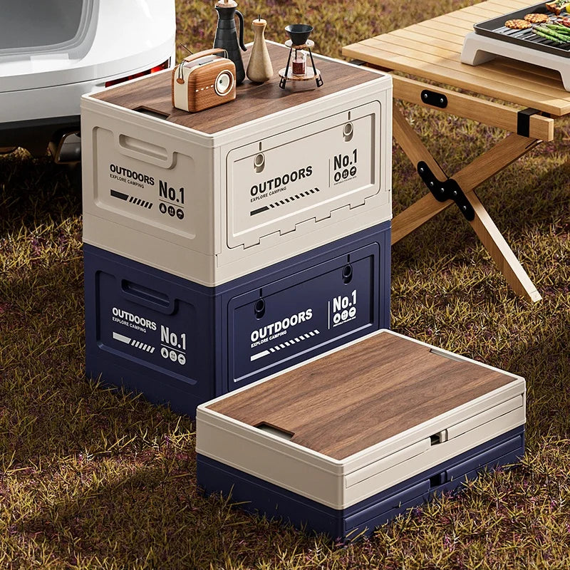 Rechargeable storage box, vehicle storage box, car trunk organizer box, large-capacity outdoor folding storage box Oasis Select