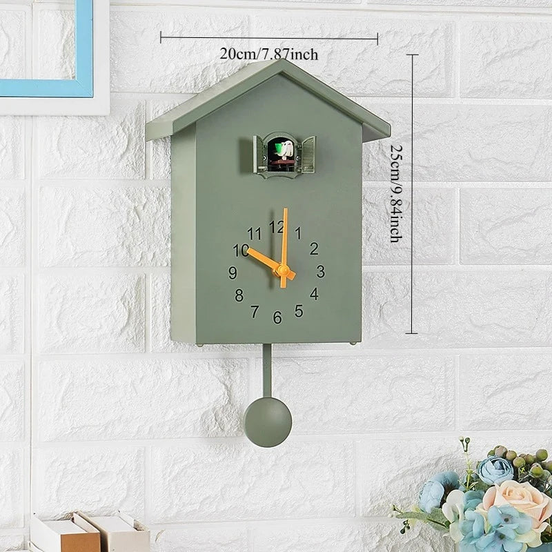 Cuckoo Quartz Wall Clock Modern Bird Home Living Room Hanging Watch Horologe Clocks Timer Office Home Decoration Gifts Oasis Select
