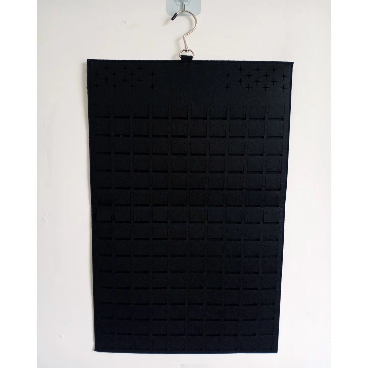 Jewelry Holder Organizer, Hanging Jewelry Organizer Dual-Sided Earring Organizer Display for 300 Pairs of Earrings and Necklace Oasis Select Black