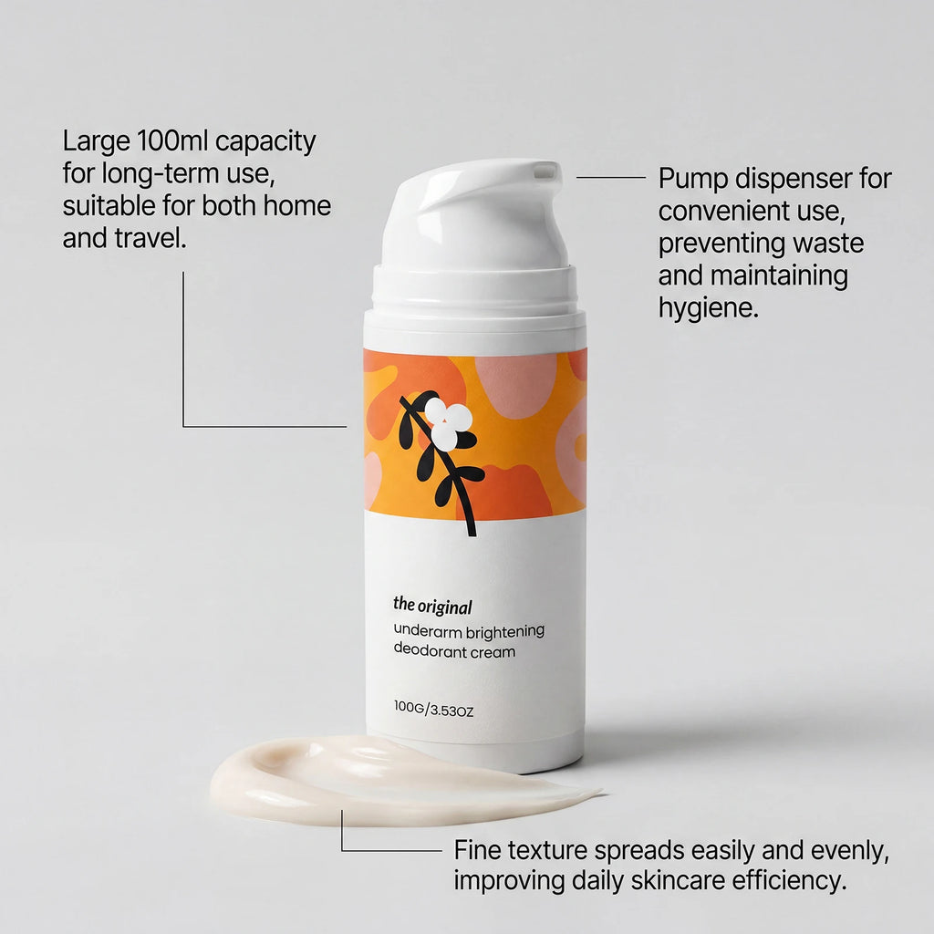 Underarm Brightening Cream Even Skin Tone Hydrating Gentle Formula Daily Underarm Care Vitamin C Sensitive Skin Non Greasy Oasis Select