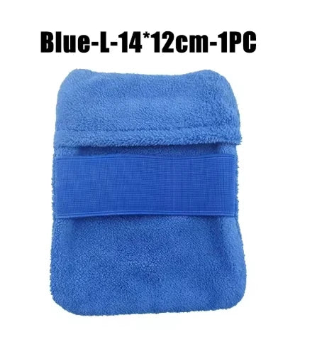 1PC Beach Sand Remover Sand Removal Gloves Beach Sand Removal Bag Sand Removal Brush Beach Holiday Camping Outdoor Essential Oasis Select L-blue