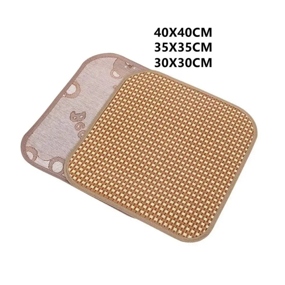 Gifts Breathable Summer Cooling Seat Cushion Thickening Car Seat Cushion Ice Silk Rattan Sofa Mats Non-slip Cool Mat Oasis Select