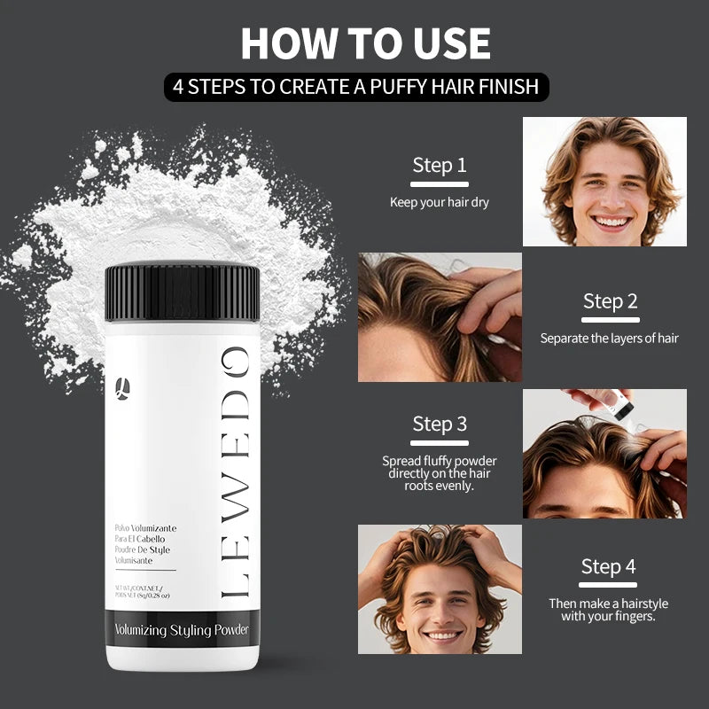 LEWEDO Hair Volumizing Powder – Oil Control & Fluffy Lift