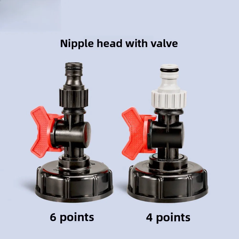 1000L IBC Tank Adapter S60*6 Coarse with Garden Hose Barb Connector 16/20/25mm Hose Fitting Irrigation Pipe Fitt Oasis Select