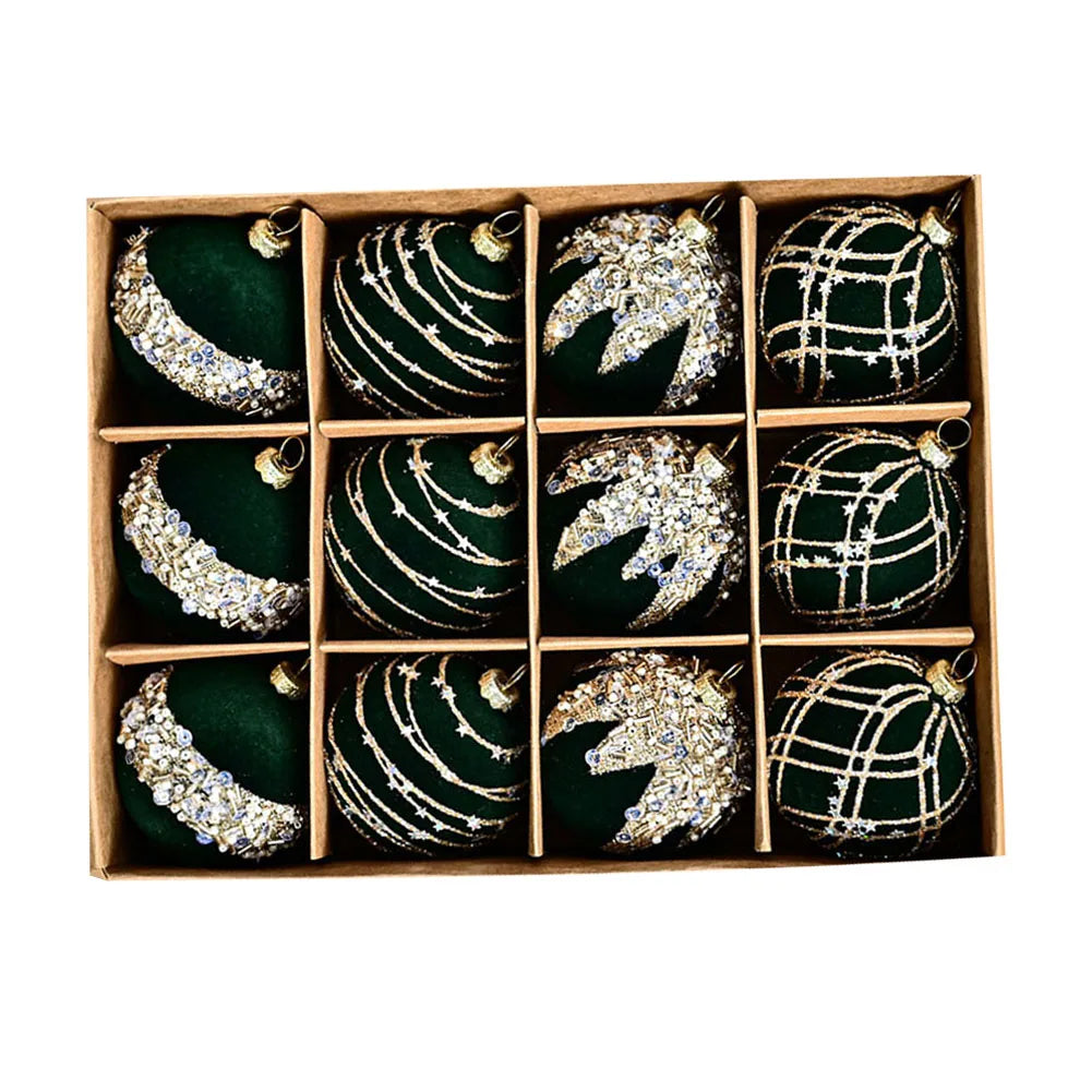 Ornaments For Christmas Christmas Party Decor Set Of Christmas Balls Set Of 12 Christmas Balls Wreath Making Supplies Oasis Select Green China Mainland