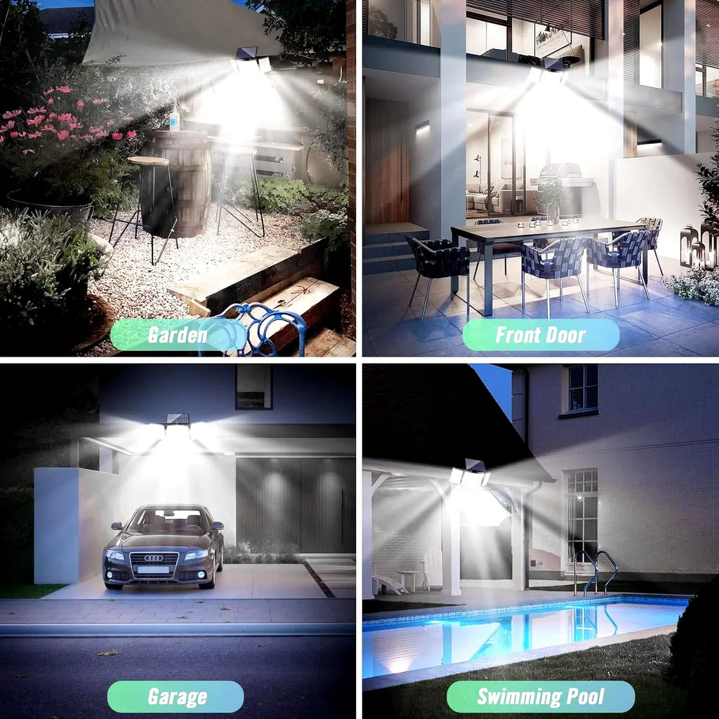 280 LED Solar Wall Light – Motion Sensor IP65 Outdoor Flood