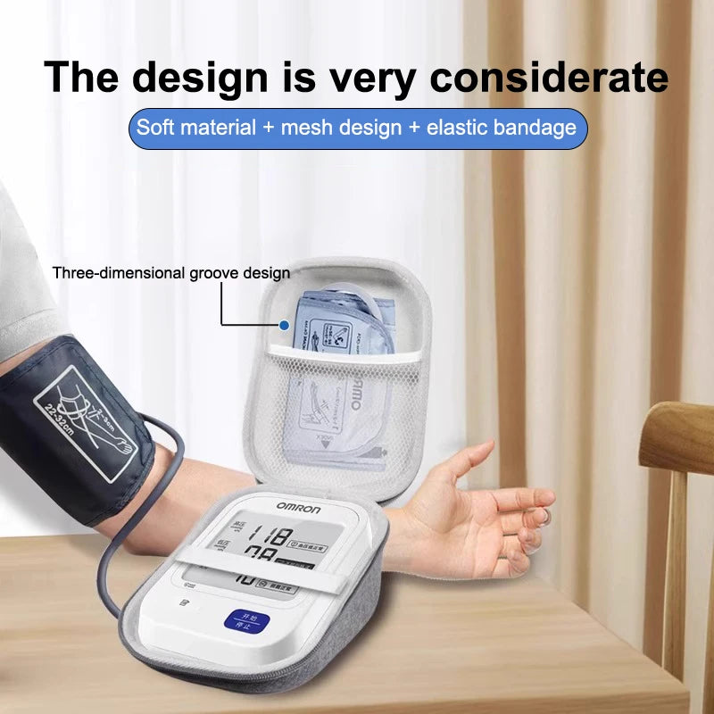 Hard Case For Upper Arm Blood Pressure Monitor Portable Travel Carrying Protective Bag Hard Case Oasis Select