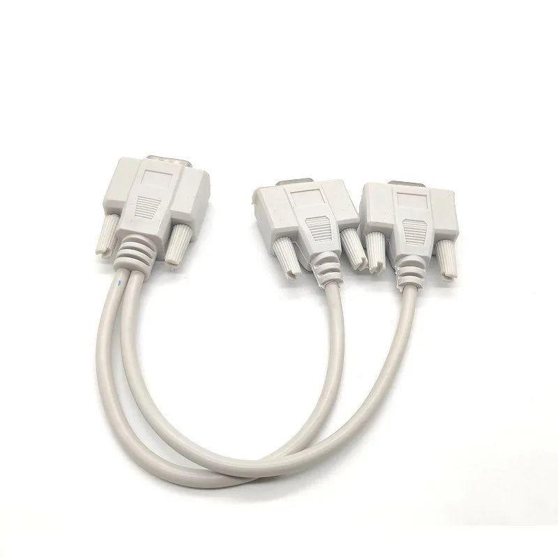 25cm 15Pin VGA Splitter Cable 1 to 2 VGA Cable DB9 15Pin VG 1 Male to 2 Female Data Cable Oasis Select