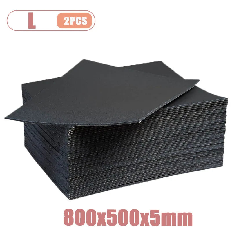 1-4PCS 5mm Car Sound Deadener Mat XPE Closed Cell Polyethylene Foam Noise Insulation Padding for Hood Door Anti Vibration Oasis Select 800x500x5mm-2PCS