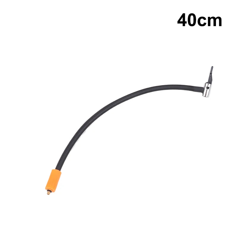 40/50CM Car Air Pump Extension Tube Thread Quick Inflation Hose Copper Connector Car Moto Tire Inflation Air Pump Accessories Oasis Select 40cm