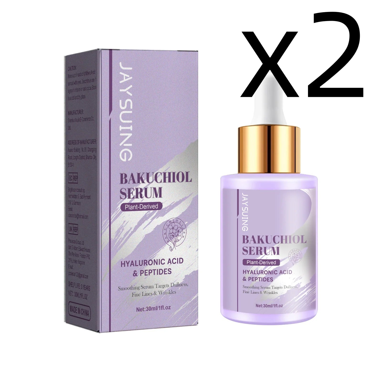 Hyaluronic Acid Firming Essence Shrink Pores Even Skin Tone Reduce Fine Lines Repair Barriers Deep Moisturizing Facial Serum Oasis Select 2x30ml