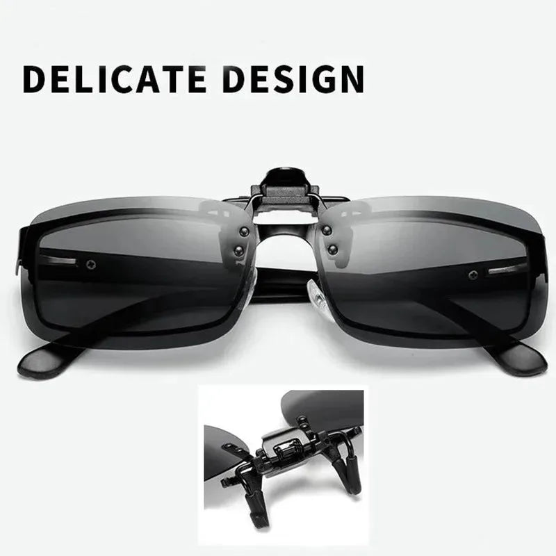 1/2/3/4pcs Polarized Glasses Clip Driving Night Vision Eyeglasses UV400 Outdoor Shades High Definition Sun Glasses Clips Oasis Select