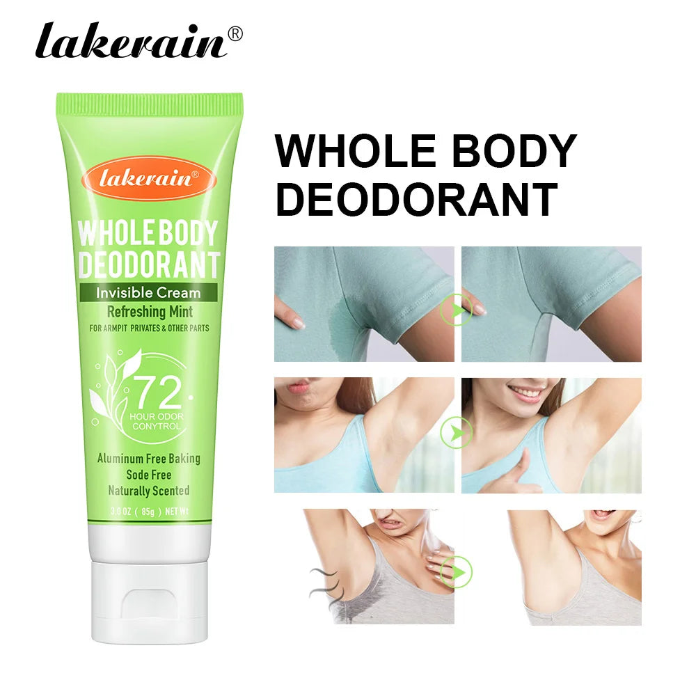 Whole Body Deodorant Deeply Improve Odor Refreshing Non-sticky Mild Formula Multiple Fragrances Creamy Texture Pre-Deodorant Oasis Select