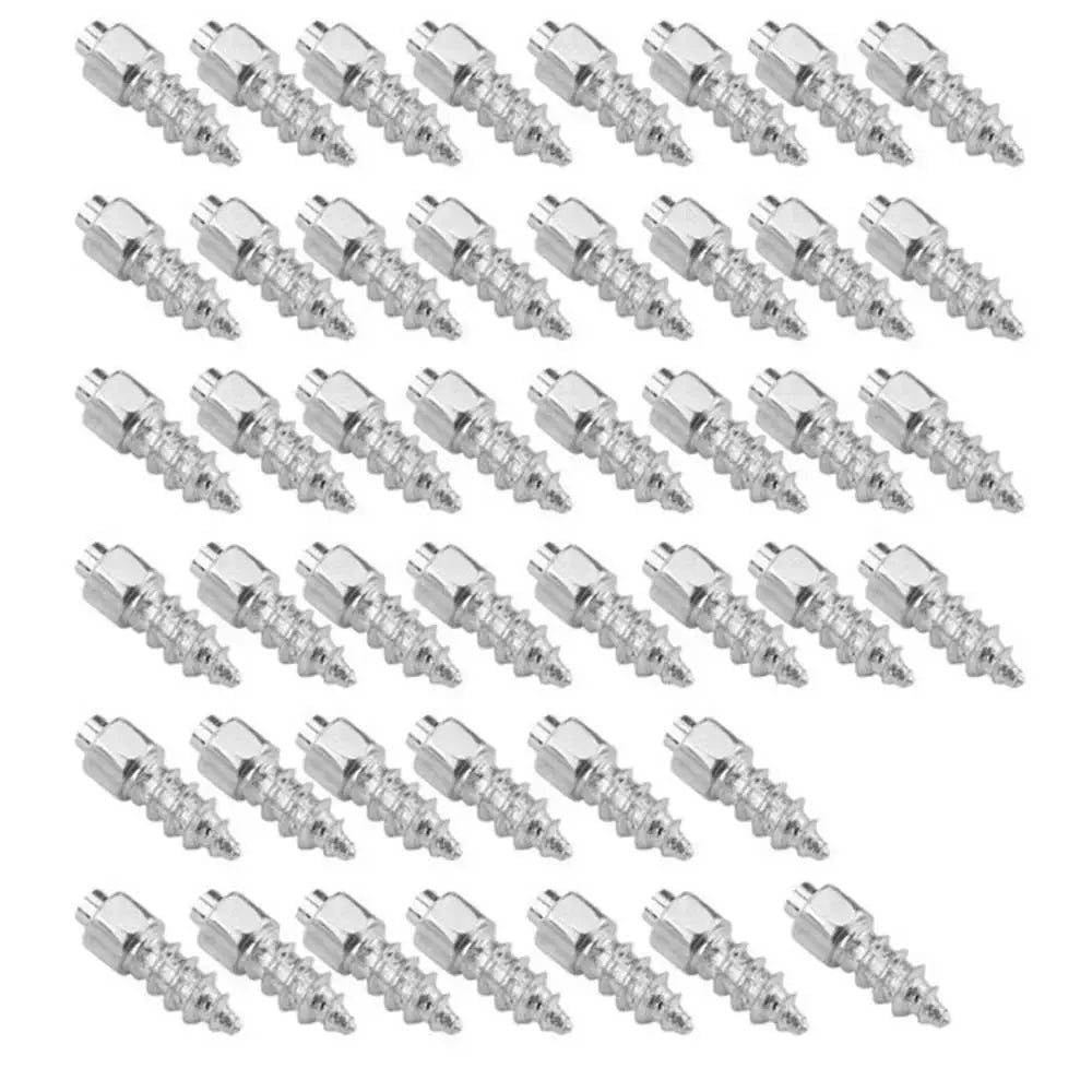 50pcs Snow Tire Studs Stainless Steel 4x9mm 4x12mm Anti-Skid