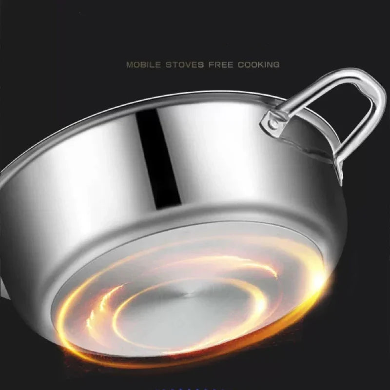 CHANSUNRUN 28cm Stainless Steel Honeycomb Nonstick Frying Pan Nonstick Frying Pan Oasis Select
